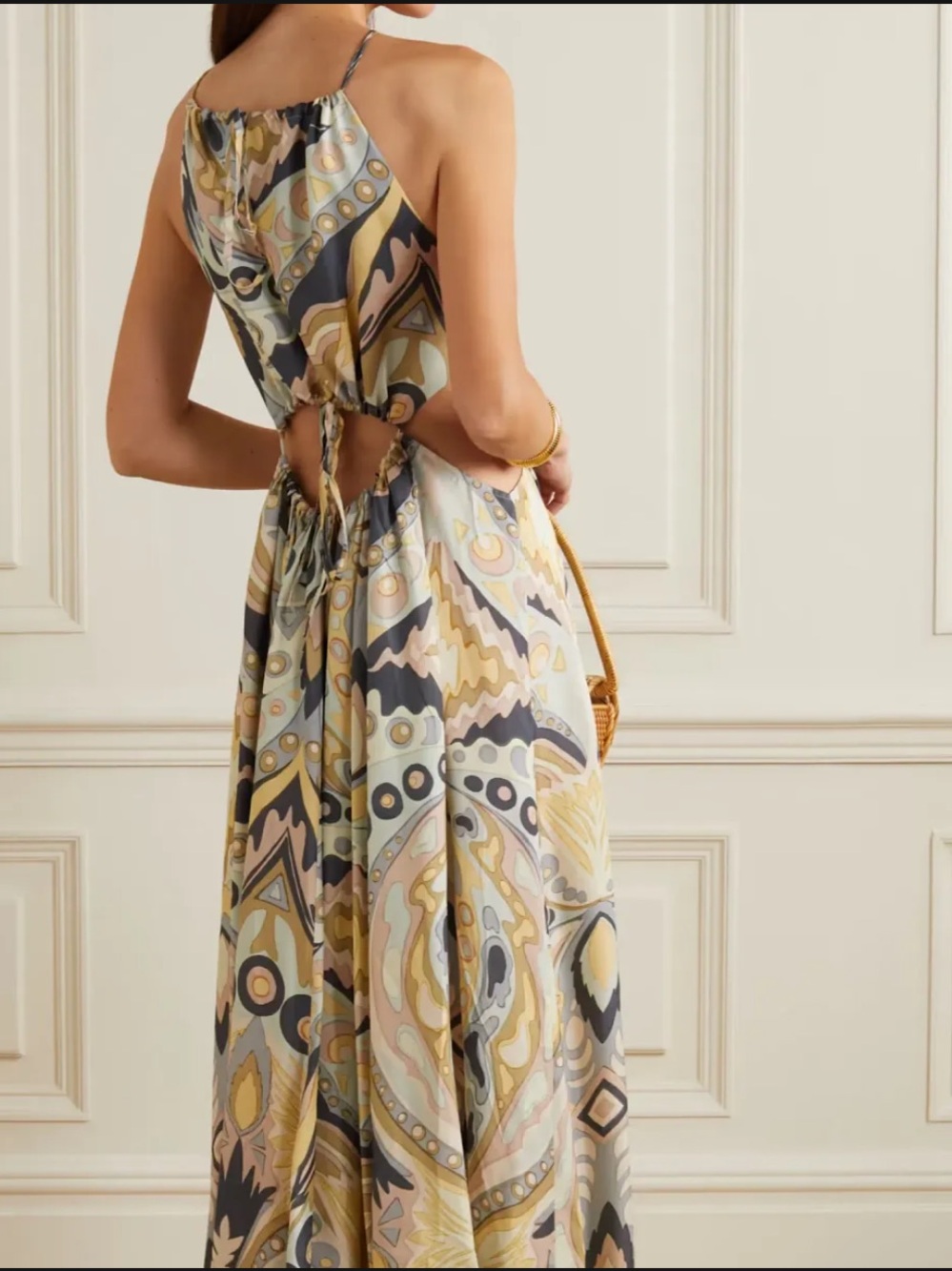Cult Gaia Aphrodite Gown, Size Small, Silk/Rayon, EUC - Picture 3 of 7